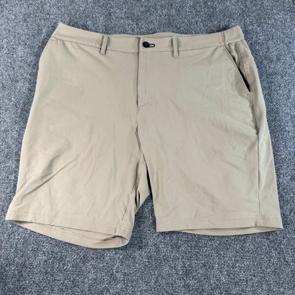 Public Rec All Day Every Day Shorts Mens 36 Khaki Tan Stretch Golf Casual 8in
